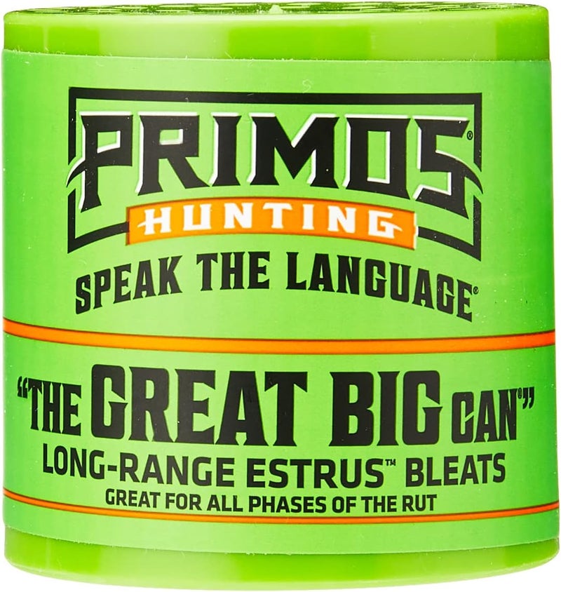 PRIMOS Hunting The Great Big Can Doe Bleat, Extra-Large Volume for Extended Range Deer Attraction - Image 1